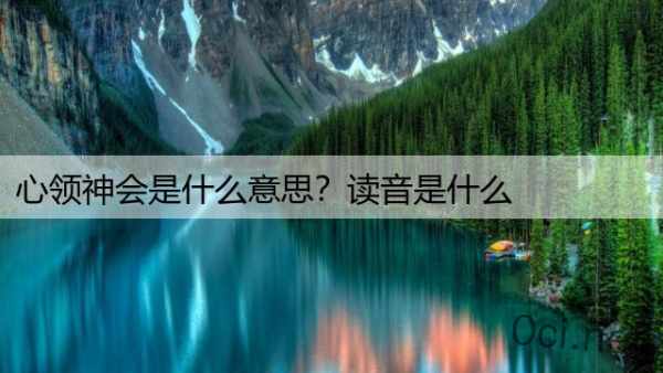 心领神会是什么意思？读音是什么