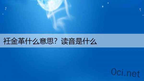 衽金革什么意思？读音是什么